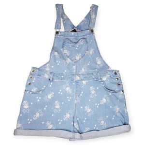 Hot Topic Sanrio My Melody Hearts Denim Shortalls Plus Size 3X